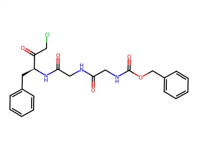 Z-Gly-Gly-Phe-CMK structure