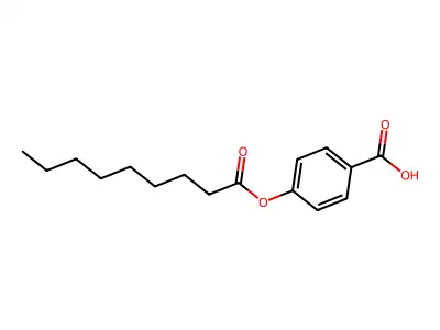 4-(Nonanoyloxy)benzoic acid structure