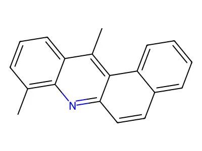 Benz(a)acridine, 8,12-dimethyl- structure