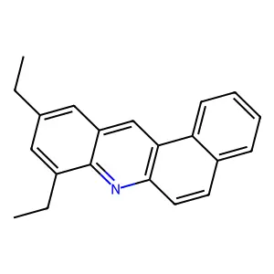 Benz[a]acridine, 8,10-diethyl- structure
