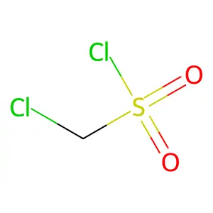 (氯甲基)磺酰氯 structure