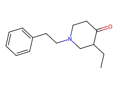 4-Piperidone, 3-ethyl-1-phenethyl- structure