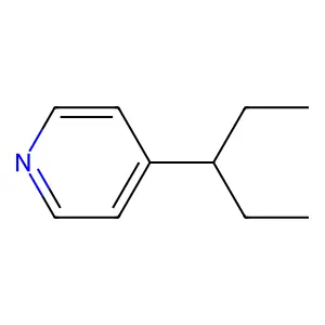 4-(1-Ethylpropyl)pyridine structure
