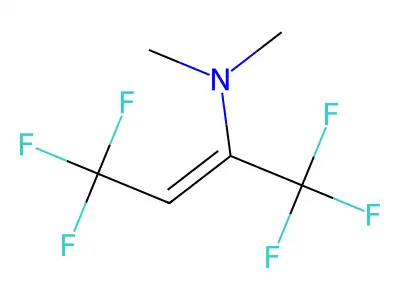 2-Buten-2-amine, 1,1,1,4,4,4-hexafluoro-N,N-dimethyl- structure