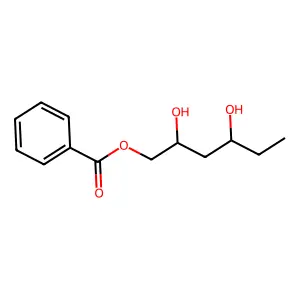 1,2,4-Hexanetriol, 1-benzoate structure