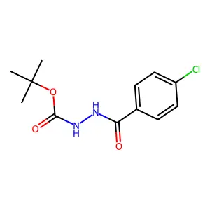 Tert-butyl 2-(4-chlorobenzoyl)hydrazinecarboxylate structure
