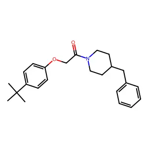 1-(4-Benzylpiperidin-1-yl)-2-(4-tert-butylphenoxy)ethanone structure