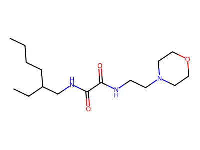 N-(2-ethylhexyl)-N'-[2-(morpholin-4-yl)ethyl]ethanediamide structure