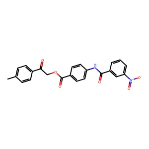 2-(4-Methylphenyl)-2-oxoethyl 4-({3-nitrobenzoyl}amino)benzoate structure