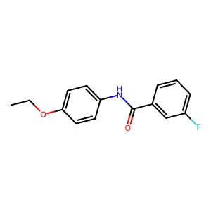 N-(4-ethoxyphenyl)-3-fluorobenzamide structure