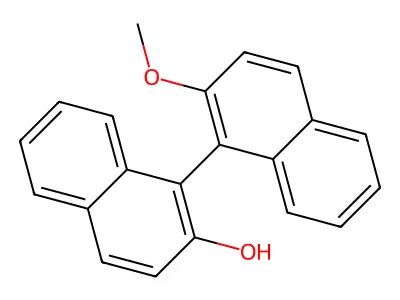 (R)-(+)-2'-Methoxy-(1,1'-binaphthalen)-2-ol structure