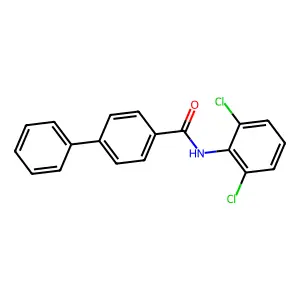 N-(2,6-dichlorophenyl)[1,1'-biphenyl]-4-carboxamide structure