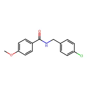 N-(4-氯苄基)-4-甲氧基苯甲酰胺 structure