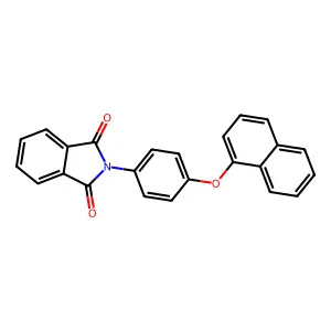 2-(4-Naphthalen-1-yloxyphenyl)isoindole-1,3-dione structure