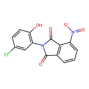 2-(5-Chloro-2-hydroxyphenyl)-4-nitroisoindole-1,3-dione structure