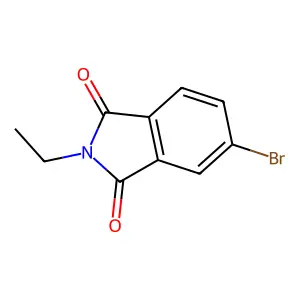 5-Bromo-2-ethylisoindoline-1,3-dione structure