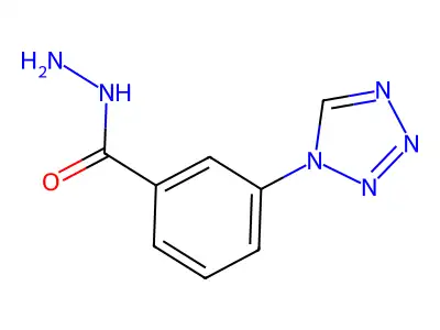 3-(1H-tetrazol-1-yl)benzohydrazide structure