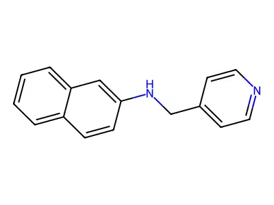 N-(pyridin-4-ylmethyl)naphthalen-2-amine structure