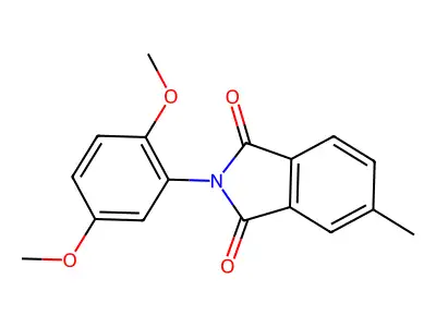 2-(2,5-Dimethoxyphenyl)-5-methyl-1H-isoindole-1,3(2H)-dione structure