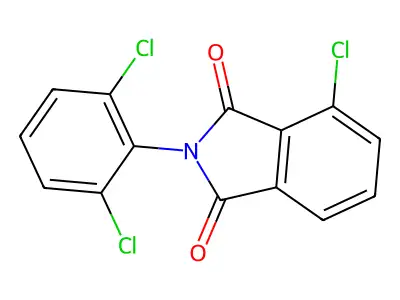 4-Chloro-2-(2,6-dichlorophenyl)-1H-isoindole-1,3(2H)-dione structure