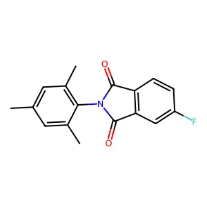 5-Fluoro-2-(2,4,6-trimethylphenyl)-1H-isoindole-1,3(2H)-dione structure