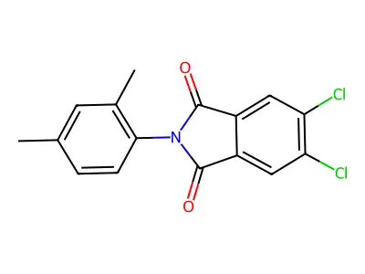 5,6-Dichloro-2-(2,4-dimethylphenyl)isoindole-1,3-dione structure