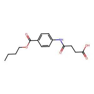 4-(4-Butoxycarbonylanilino)-4-oxobutanoic acid structure