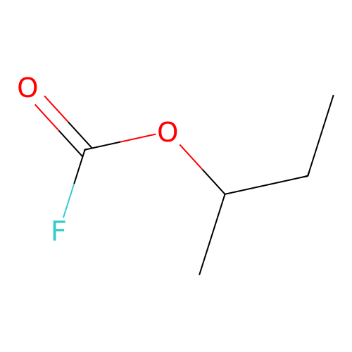 sec-Butyl fluoroformate structure