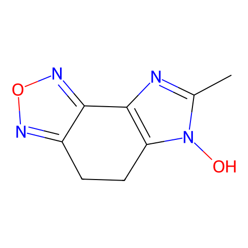 7-methyl-4,5-dihydro-6H-imidazo[4,5-e][2,1,3]benzoxadiazol-6-ol structure