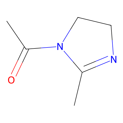 1-(2-Methyl-4,5-dihydroimidazol-1-yl)ethanone structure