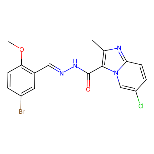 C17H14BrClN4O2 structure