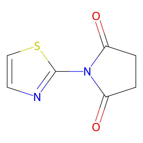 1-(1,3-Thiazol-2-yl)pyrrolidine-2,5-dione structure