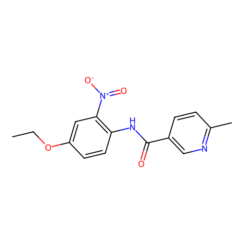 N-(4-Ethoxy-2-nitrophenyl)-6-methylnicotinamide structure