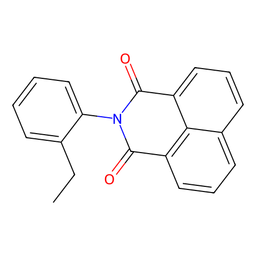 2-(2-Ethylphenyl)benzo[de]isoquinoline-1,3-dione structure