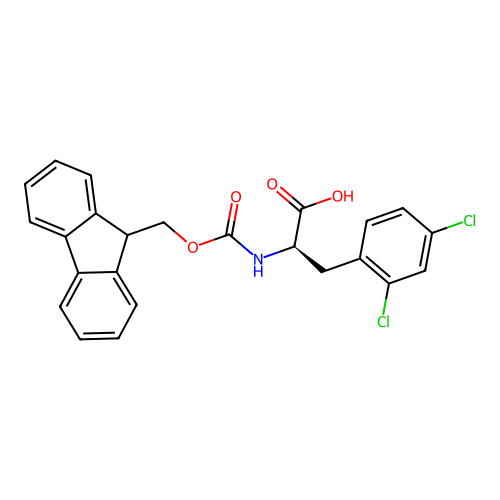 fmoc-D-2,4-dichlorophenylalanine structure