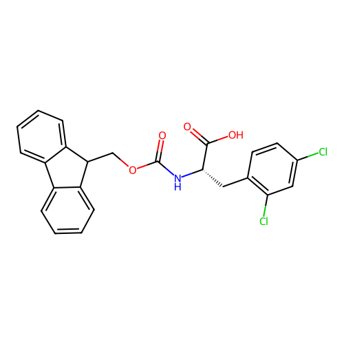 Fmoc-2,4-dichloro-L-phenylalanine structure