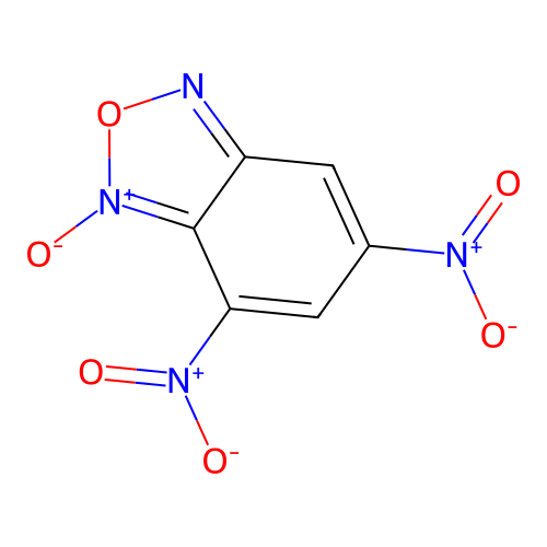 5,7-Dinitro-2,1,3-benzoxadiazole 1-oxide structure