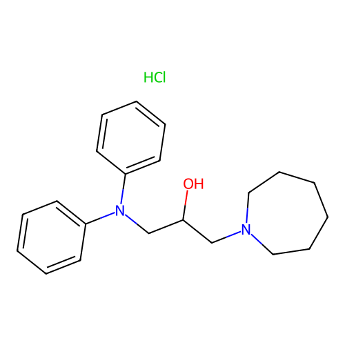 1-Azepan-1-yl-3-diphenylamino-propan-2-ol structure