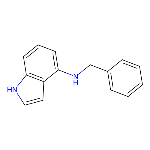 N-Benzyl-1H-indol-4-amine structure