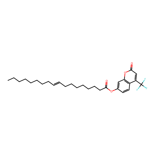 4-(Trifluoromethyl)umbelliferyl oleate structure