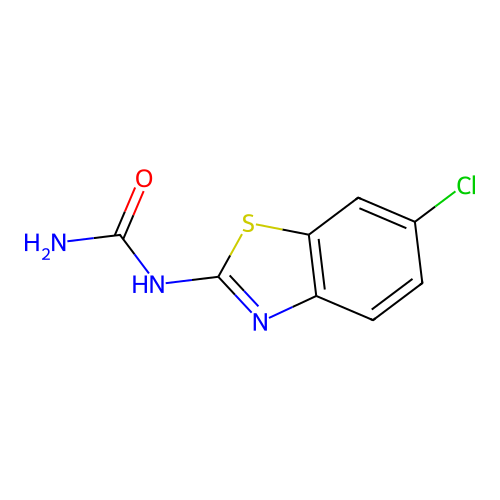 (6-Chloro-1,3-benzothiazol-2-yl)urea structure