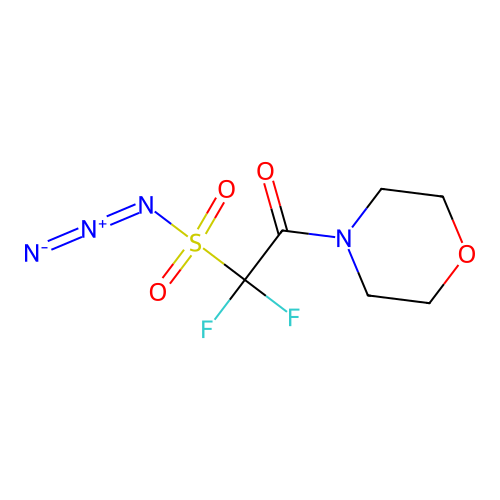 1,1-Difluoro-2-(morpholin-4-yl)-2-oxoethanesulfonyl azide structure