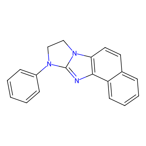 10-phenyl-9,10-dihydro-8H-imidazo[1,2-a]naphtho[1,2-d]imidazole structure