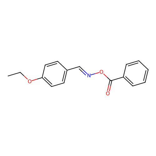 [(4-Ethoxyphenyl)methylideneamino] benzoate structure