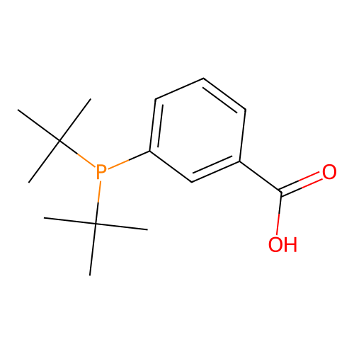 3-(Di-tert-butylphosphanyl)benzoic acid structure