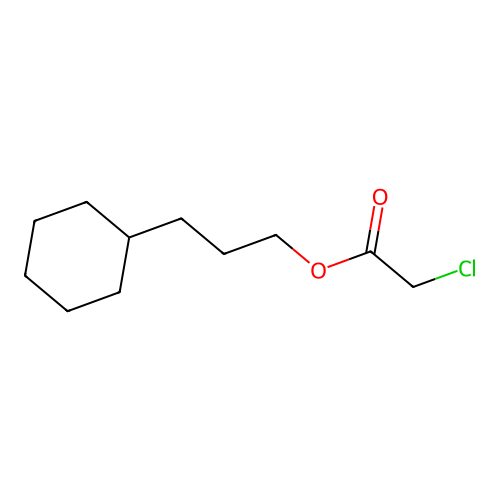 3-Cyclohexylpropyl 2-chloroacetate structure