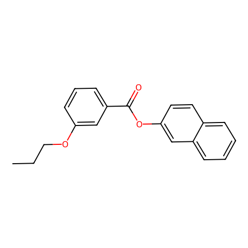 2-Naphthyl 3-propoxybenzoate structure