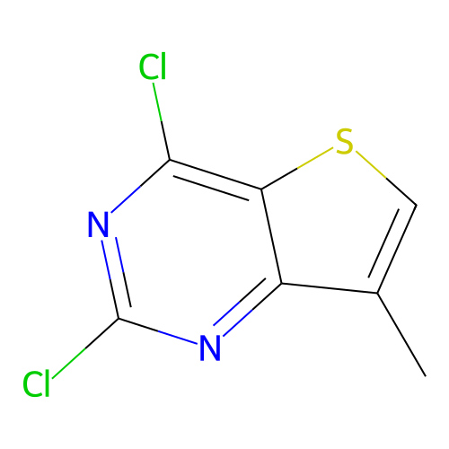 2,4-Dichloro-7-methylthieno(3,2-d)pyrimidine structure