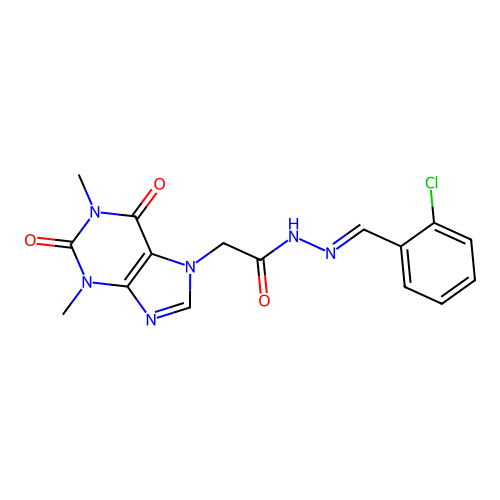 C16H15ClN6O3 structure
