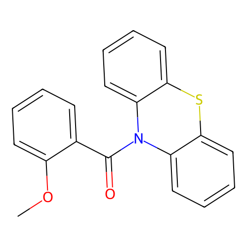 (2-methoxyphenyl)(10H-phenothiazin-10-yl)methanone structure